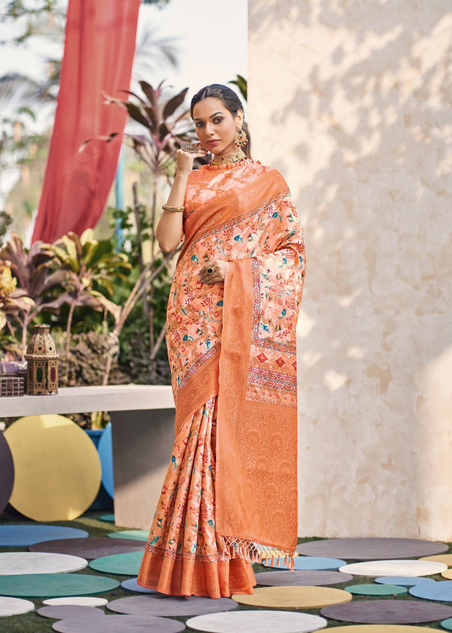 Shangrila Aaradhya Digital 2 Heavy Organza Fancy Festive Wear Designer Saree Collection